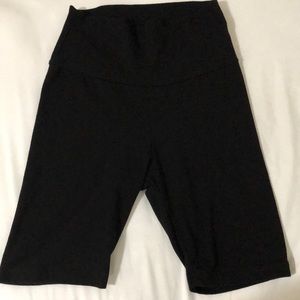 Plain black biker shorts size small. NWOT